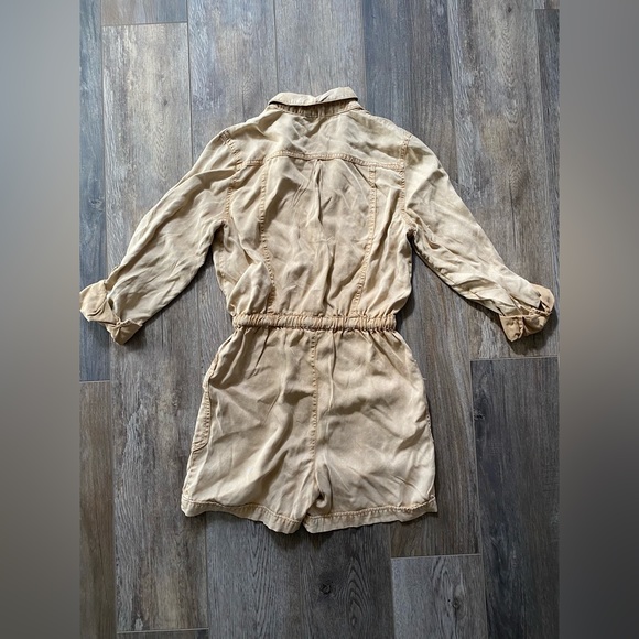 NWT Anthropologie | Zip-Up Long Sleeve Romper - Picture 4 of 6